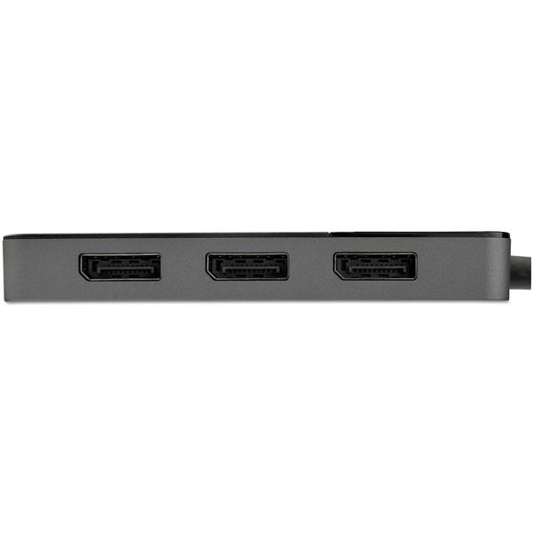 High-Performance 3 Port DisplayPort MST Hub for 3 x 4K Monitors - DP 1.4 Multi-Monitor Splitter