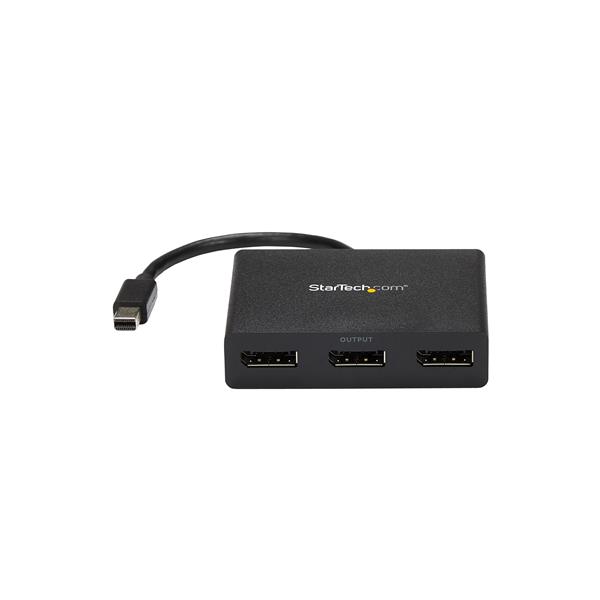 Mini DisplayPort to DisplayPort 3-Port MST Hub - Multi-Monitor Splitter for Enhanced Productivity