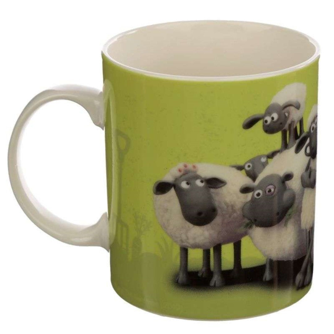 Porcelain Mug - Shaun the Sheep Green (300ml)