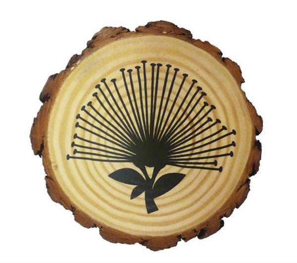 Trivet - Wooden Tree Slice - Pohutukawa (16cm)