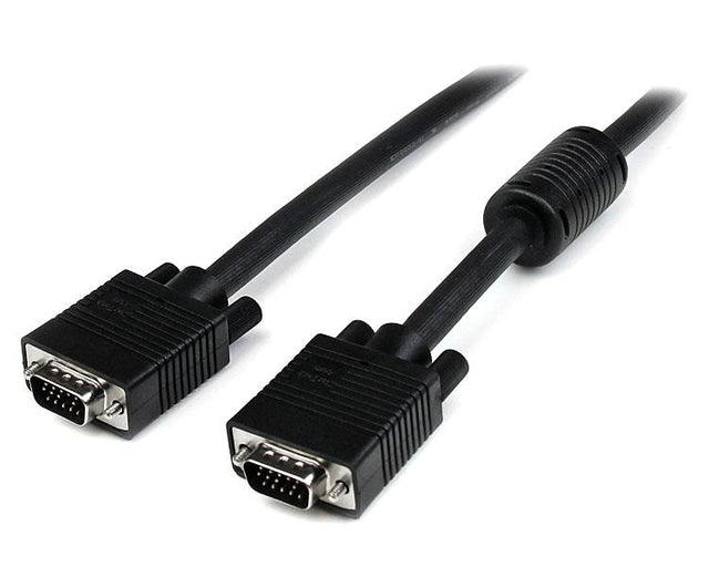 15m coaxial VGA cable for high-resolution displays, supports 1920x1200, ideal for computers and projectors.