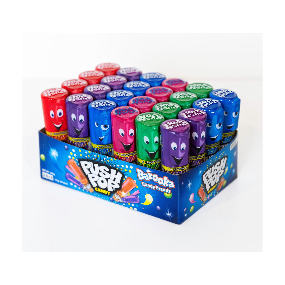 Bazooka Push Pop Display - 24pcs