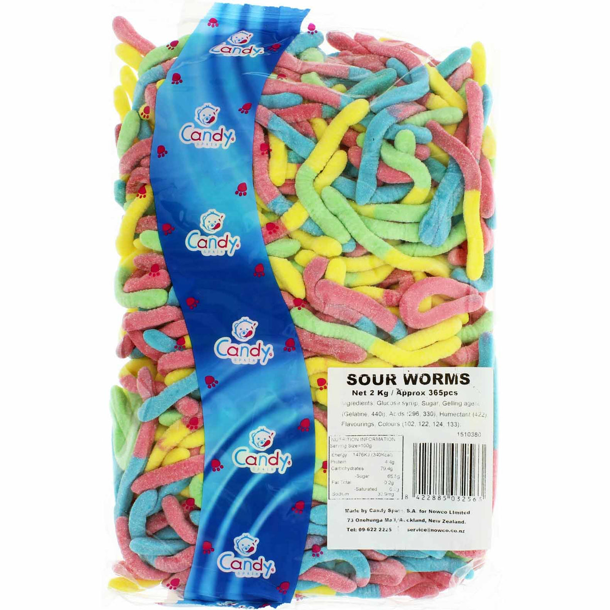 Nowco Sour Worms - 2kg Bag