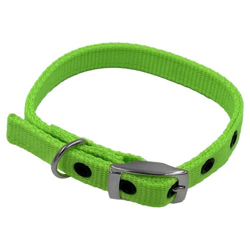 Taurus Nylon Heavy Duty Collar 16mm X 405mm Lime Green