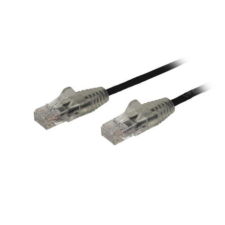 2m slim CAT6 Ethernet cable with snagless RJ45 connectors for high-speed gigabit network connectivity in tight spaces.