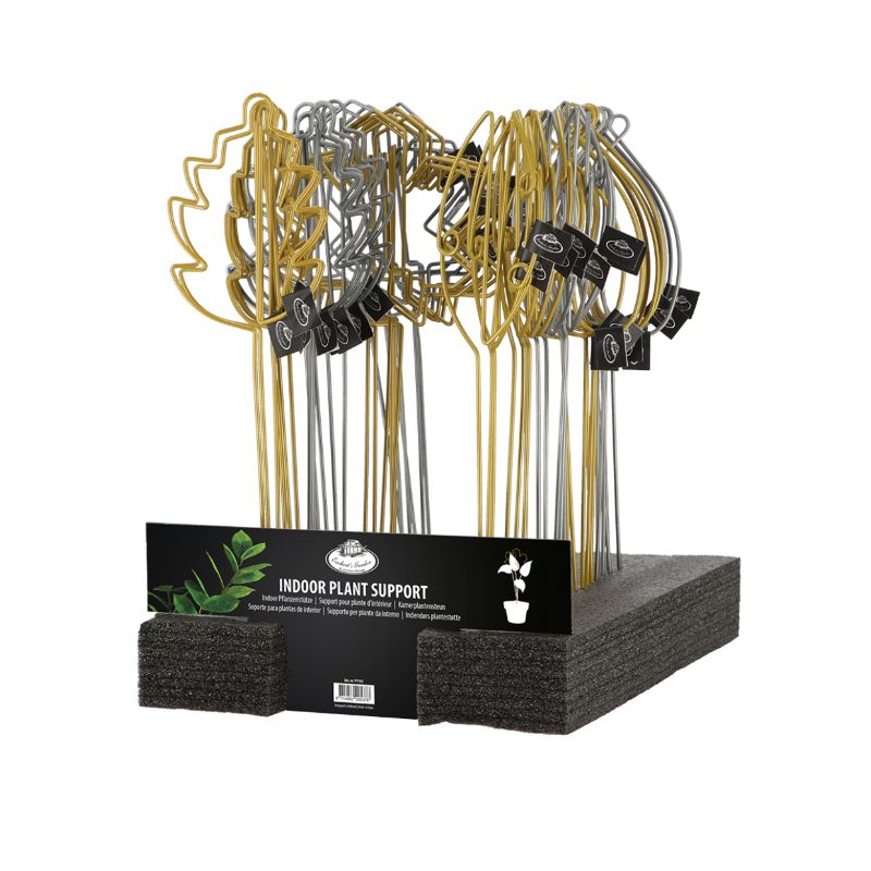 Indoor Plant Support Leaf - Ass. 37 x 10cm (8 Packs)