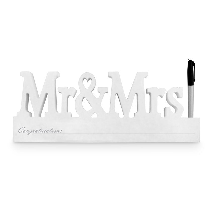 Mr & Mrs Wedding Signature Word