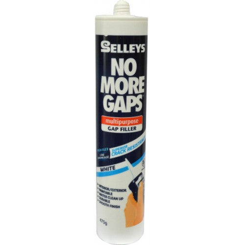 Selleys No More Gaps Cartridge 475gm, a flexible, low-shrinkage gap filler for interior and exterior projects.