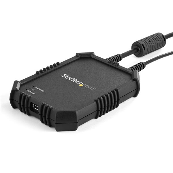 Portable USB KVM console adapter turns laptops into rugged crash carts for easy server access and troubleshooting.