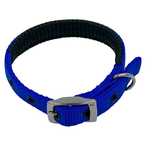Taurus Nylon Collar Air PU Padding 16mm X 405mm Blue