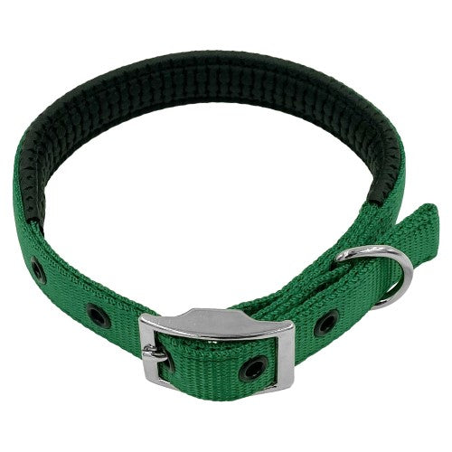 Taurus Nylon Collar Air PU Padding 19mm X 485mm Green