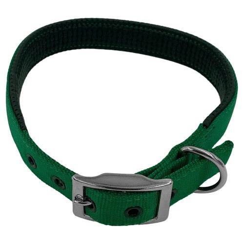 Taurus Nylon Collar Air PU Padding 25mm X 660mm Green