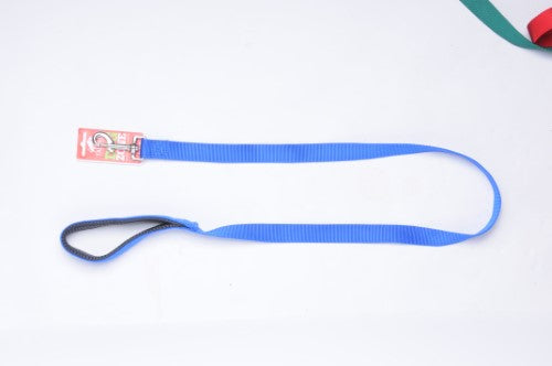 Taurus Nylon Air PU Padded Handle Lead 24mm X 120cm Blue