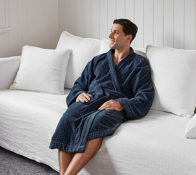 Bathrobe / Robe - Fabian Carbon (S/M) - BAKSANA