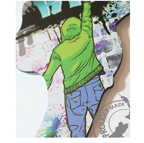 NZ - Graffiti - Wall Art - Large (ACM)