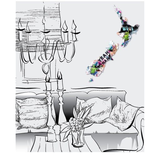 NZ - Graffiti - Wall Art - Large (ACM)