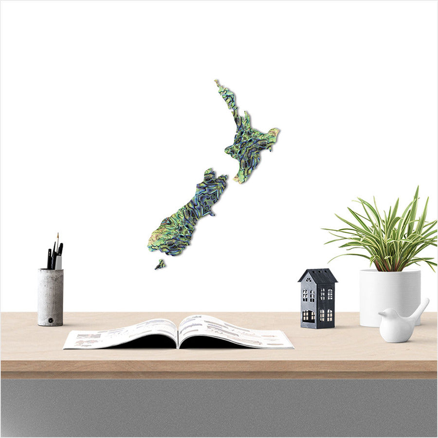 Stunning NZ Paua Wall Art showcasing vibrant colors and coastal charm, perfect for indoor or outdoor decor.