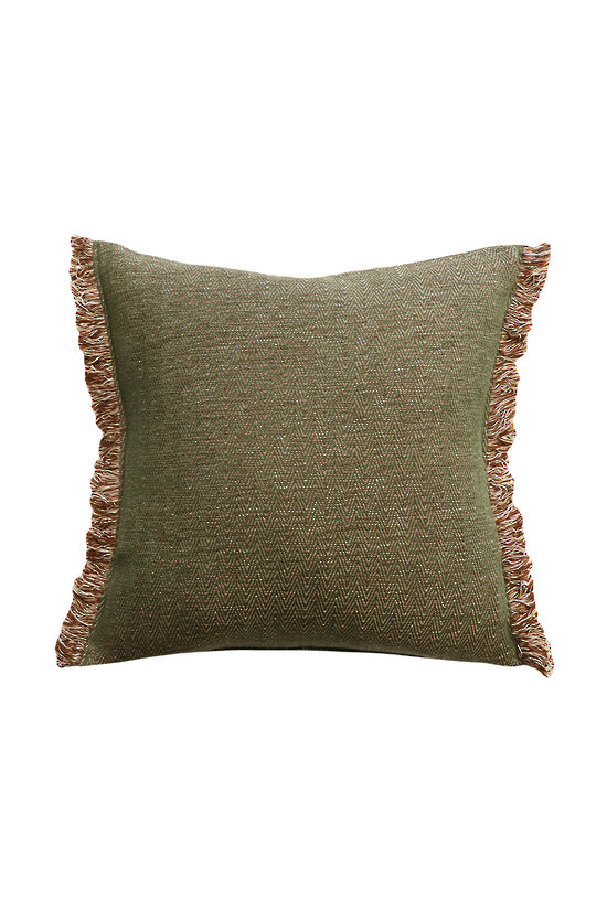 Cushion - Nathan Olive/Natural (45cm)