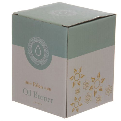 Ceramic Oil and Wax Burner - White Tear Drop (10.5cm)