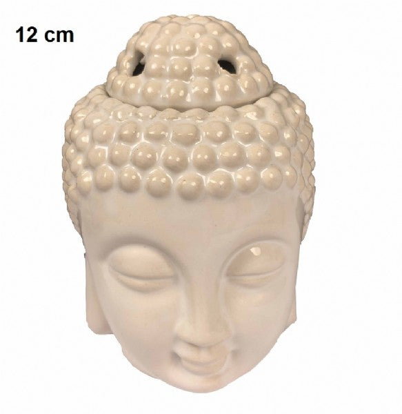 Buddha Head White Oil Burner