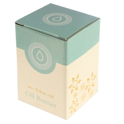 Ceramic Oil Burner - Eden Floral Bird Bath 10.5cm (Set of 2 Asstd)