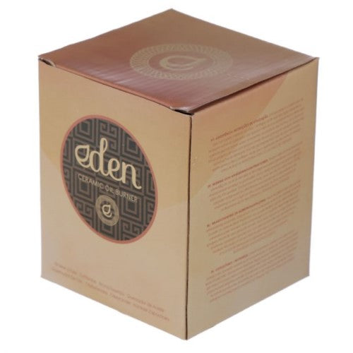 Ceramic Oil Burner - Eden Embossed Buddha 10.5cm (Set of 2 Asstd)