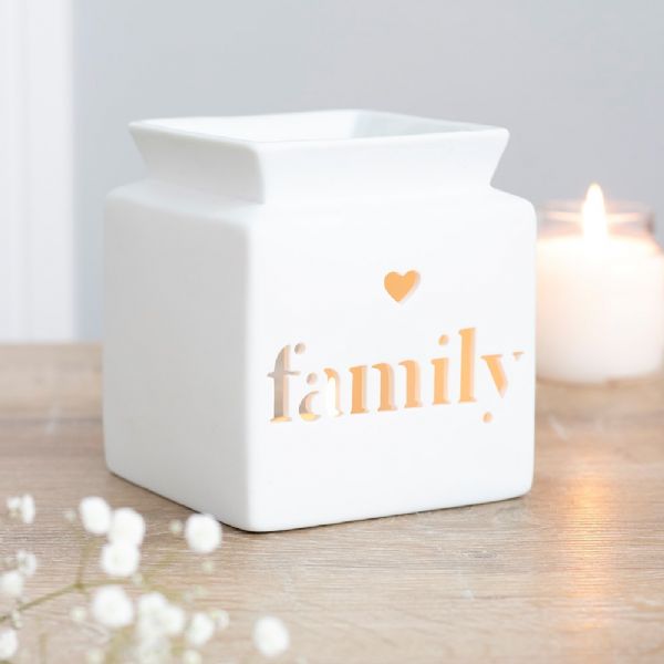 Oil Burner - White Family Cut Out Oil Burner