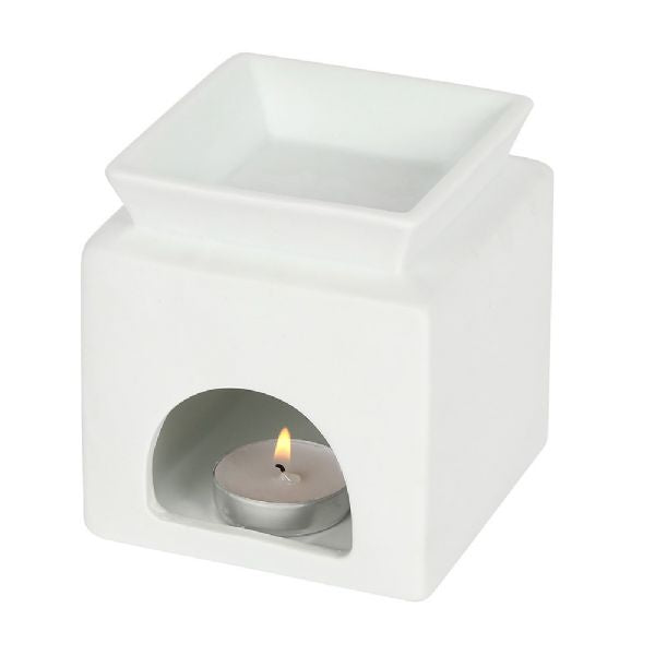 Oil Burner - White Love Cut Out Oil Burner