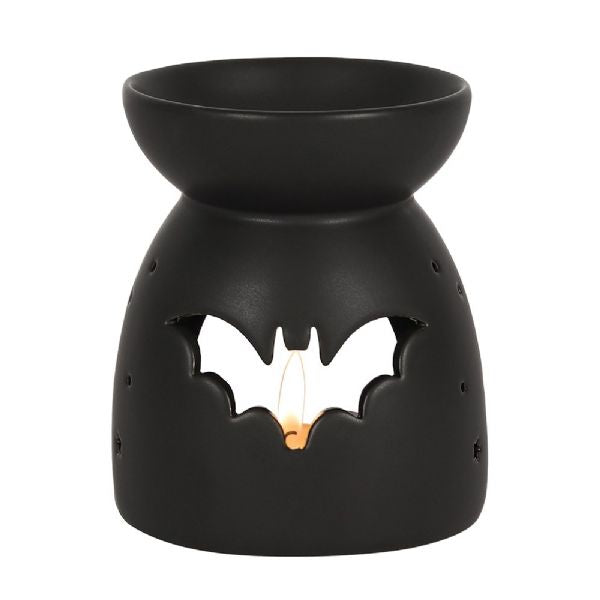 Oil Burner - Black Bat Cut Out Oil Burner