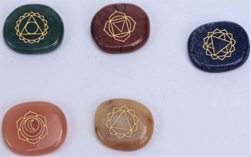 Chakra Stones Token (28 Assorted)