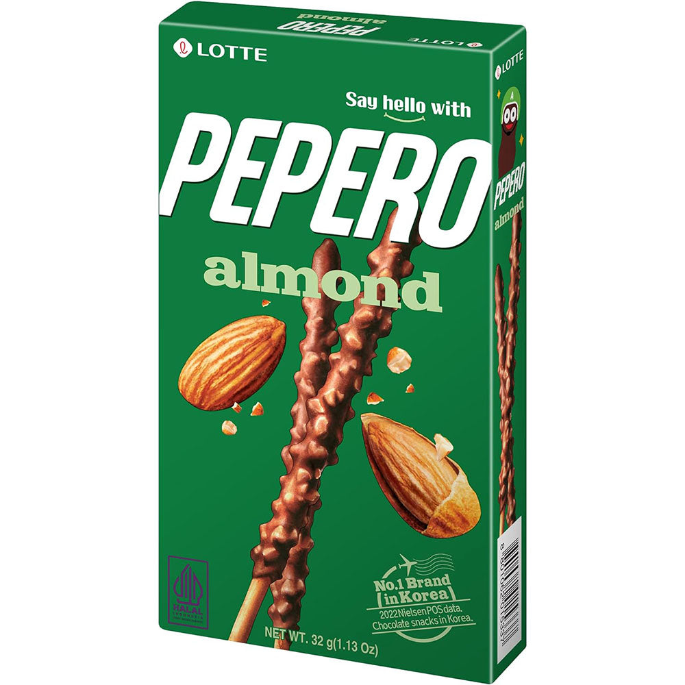 Lotte Pepero Almond 32g - Box of 40 Packs
