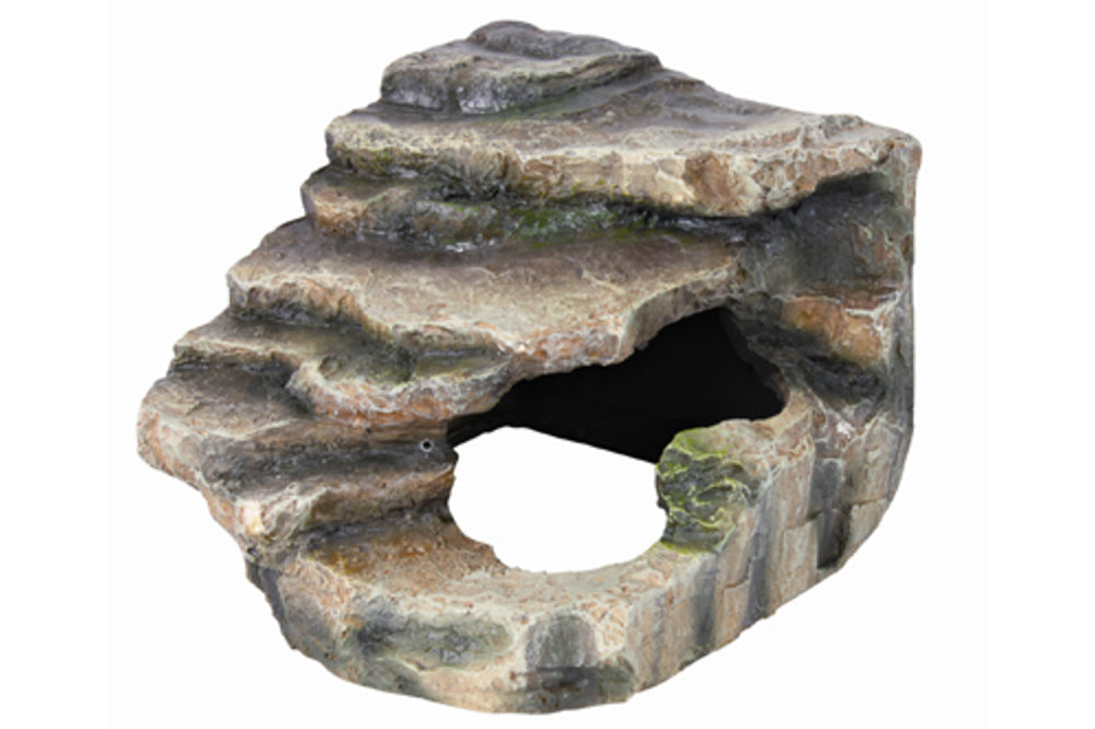 Corner Rock, Cave & Platform 16x12x15cm - Reptiland Ornaments