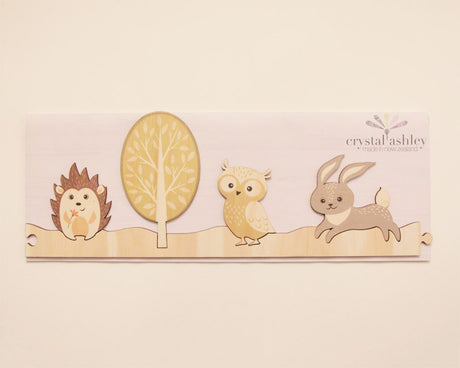 Enchanting jigsaw wall art featuring nature themes, perfect for children's rooms and creative spaces.