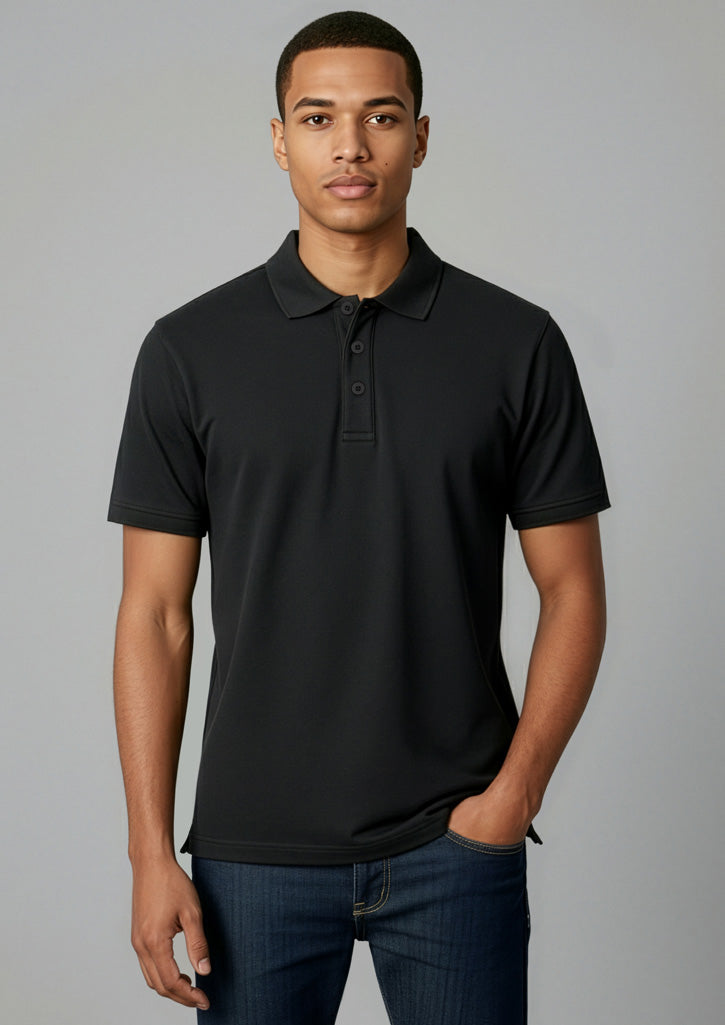Ice Mens Short Sleeve Polo - White