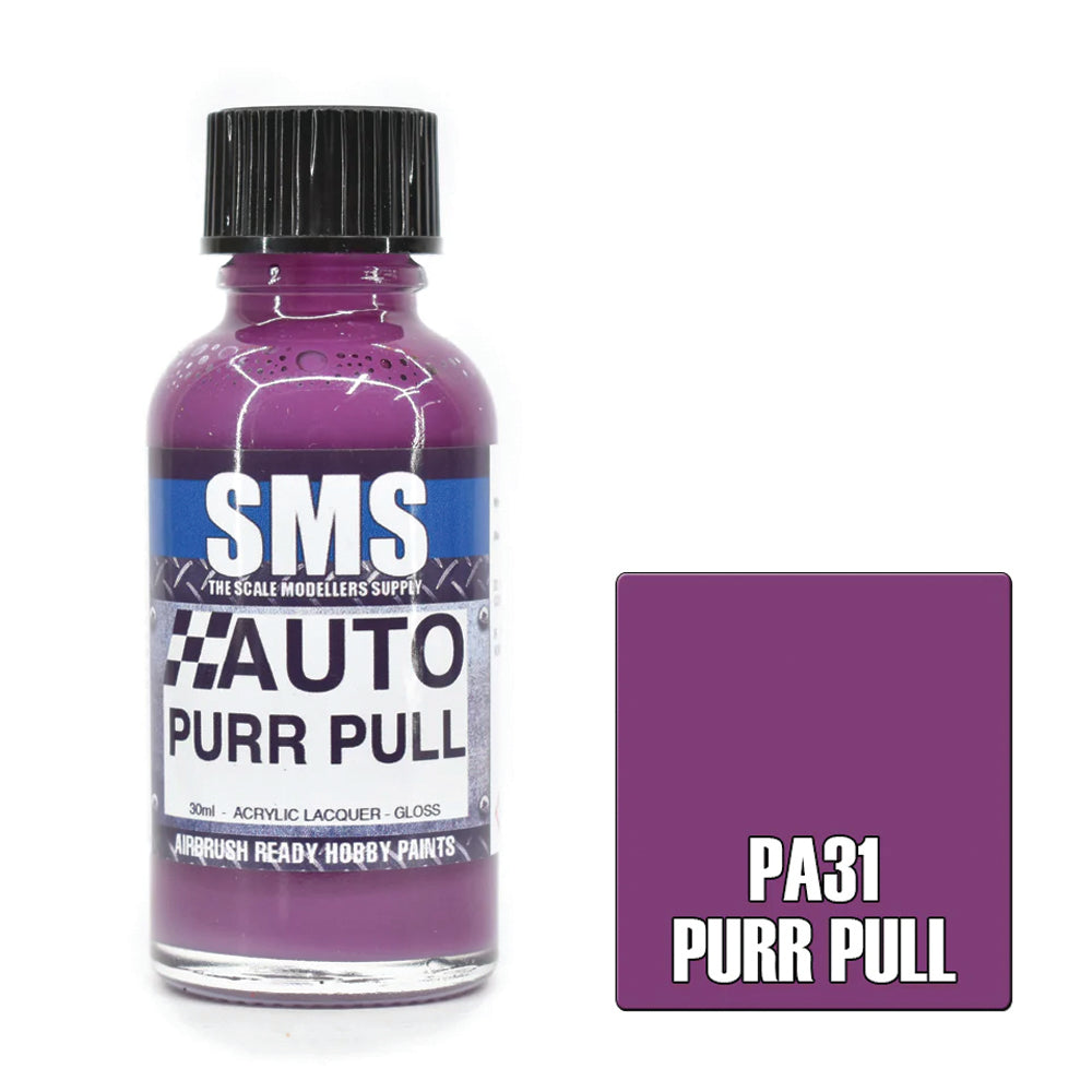 AIR BRUSH PAINT 30ML PURR PULL ACRYLIC LACQUER SCALE MODELLERS SUPPLY