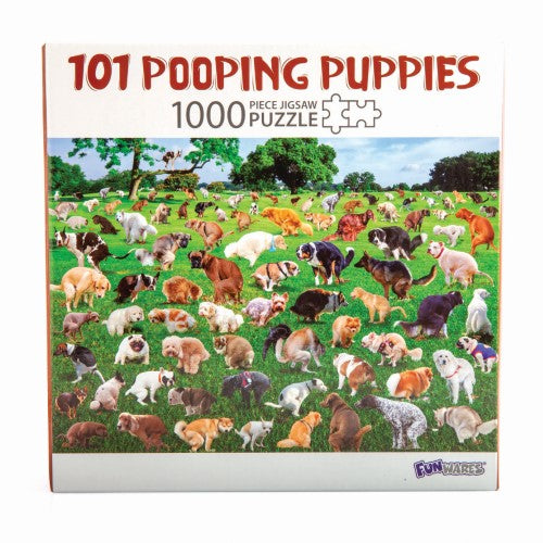Jigsaw Puzzle - 101 Pooping Puppies (1000pcs)