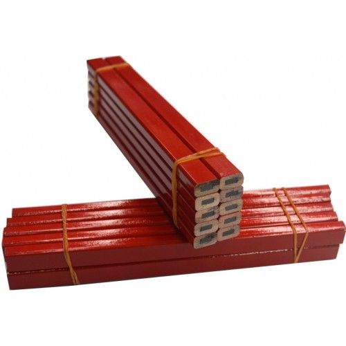 BLACKEDGE medium carpenters pencil designed for precision marking on wood and other materials, with durable, break-resistant lead.