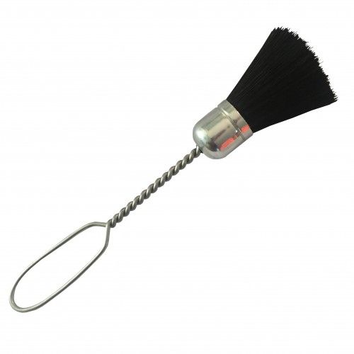 Durable petrol wash brush with fibre fill bristles for effective engine cleaning and grease removal.