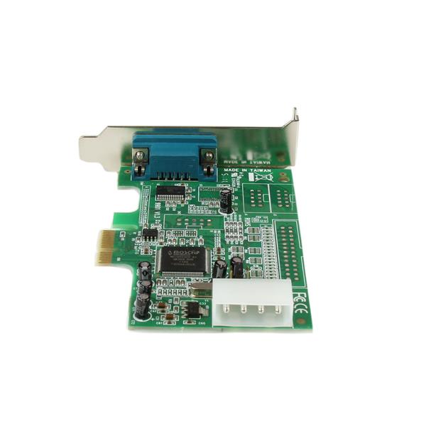 1-Port Low Profile RS232 PCIe Serial Card with 16550 UART for legacy device connectivity and enhanced performance