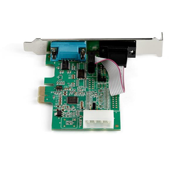 2 Port PCI Express RS232 Serial Adapter Card with high-speed connectivity and maximum compatibility for various devices.