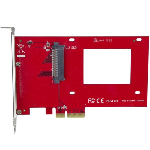 High-speed U.2 to PCIe adapter for NVMe SSDs, enhancing data transfer and system performance with easy installation.