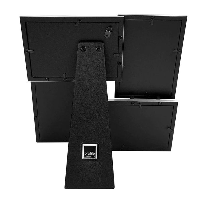 Eternal White/Rose Gold 4x6 Collage Four Photo 4x6 Frame