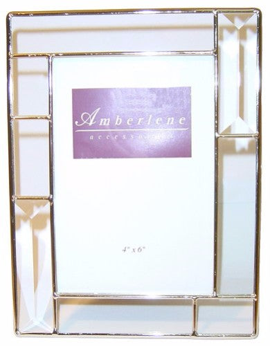 Clear Bevel Chrome - Photo frame
