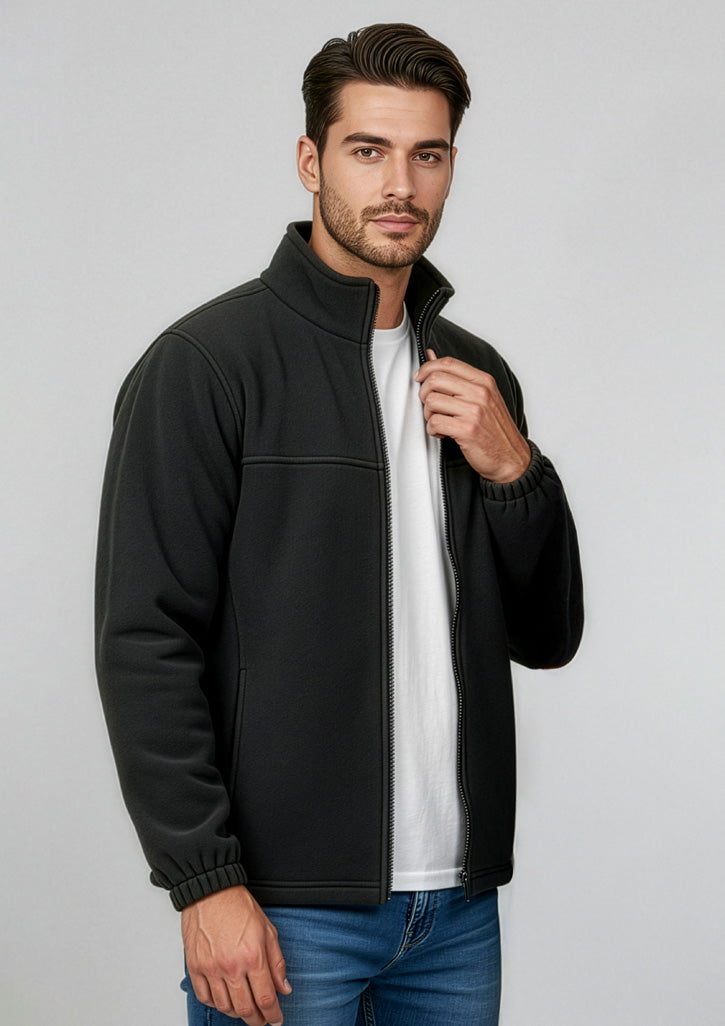 Plain Mens Jacket - Black
