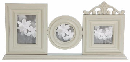 Multi Photo Frame With Carving - Mushroom