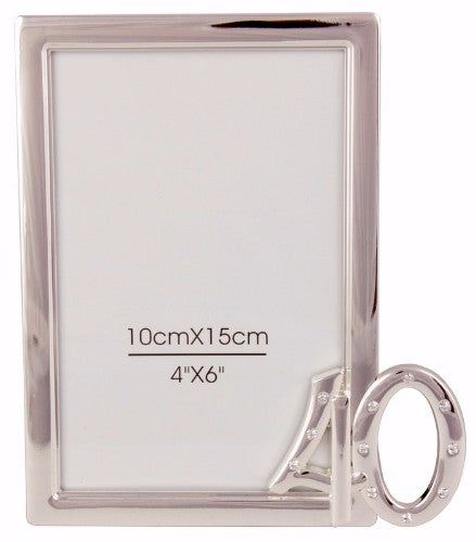 40th Photo Frame