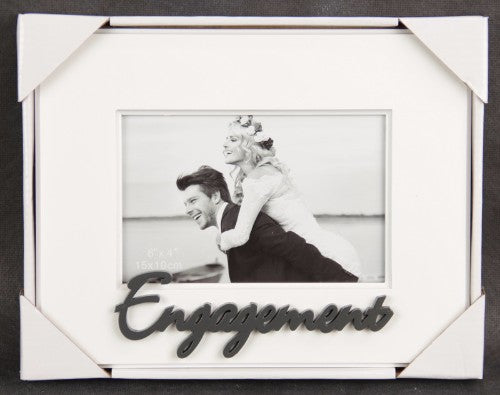 4x6 Photo Frame With Words - Engagement