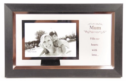 Photo Frame With Mirror Edge- Mum