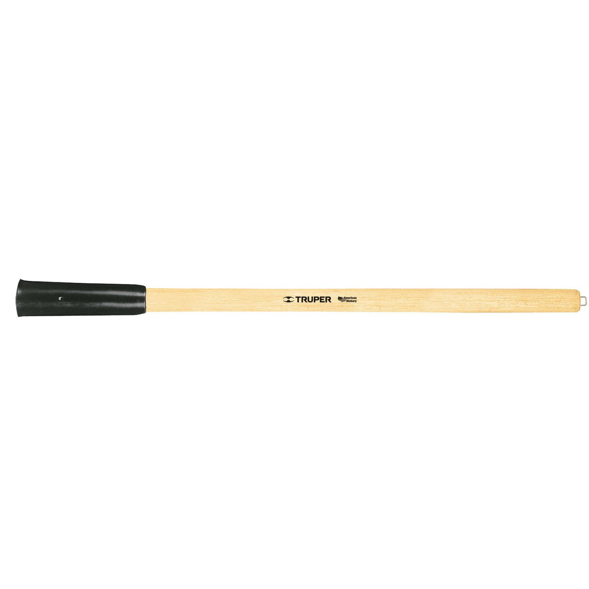 Durable 36-inch hickory pick handle designed for strength, shock absorption, and ergonomic comfort in gardening tasks.