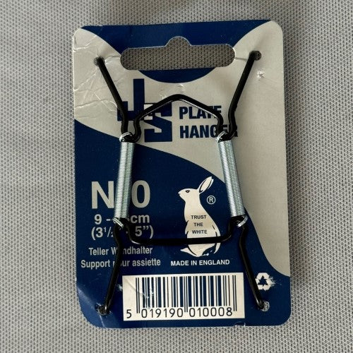 Jes Plate Hanger Black (9-13cm)